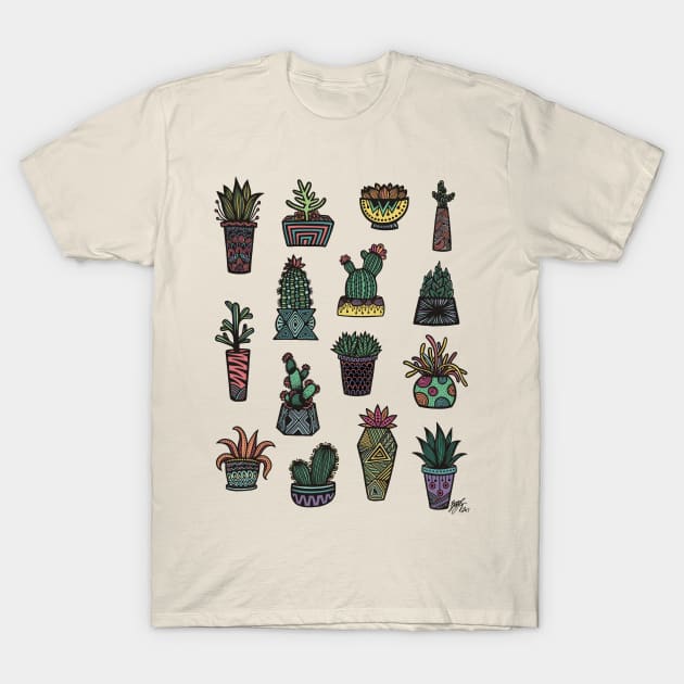 My Succulent Collection T-Shirt by zenspiredesigns01